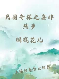 民國奇探之妾非絲蘿