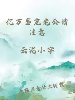 億萬盛寵老公請注意